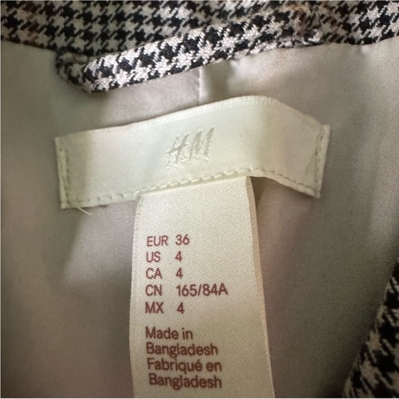 H&M Equestrian Plaid Riding Size 4 - Picture 6 of 6